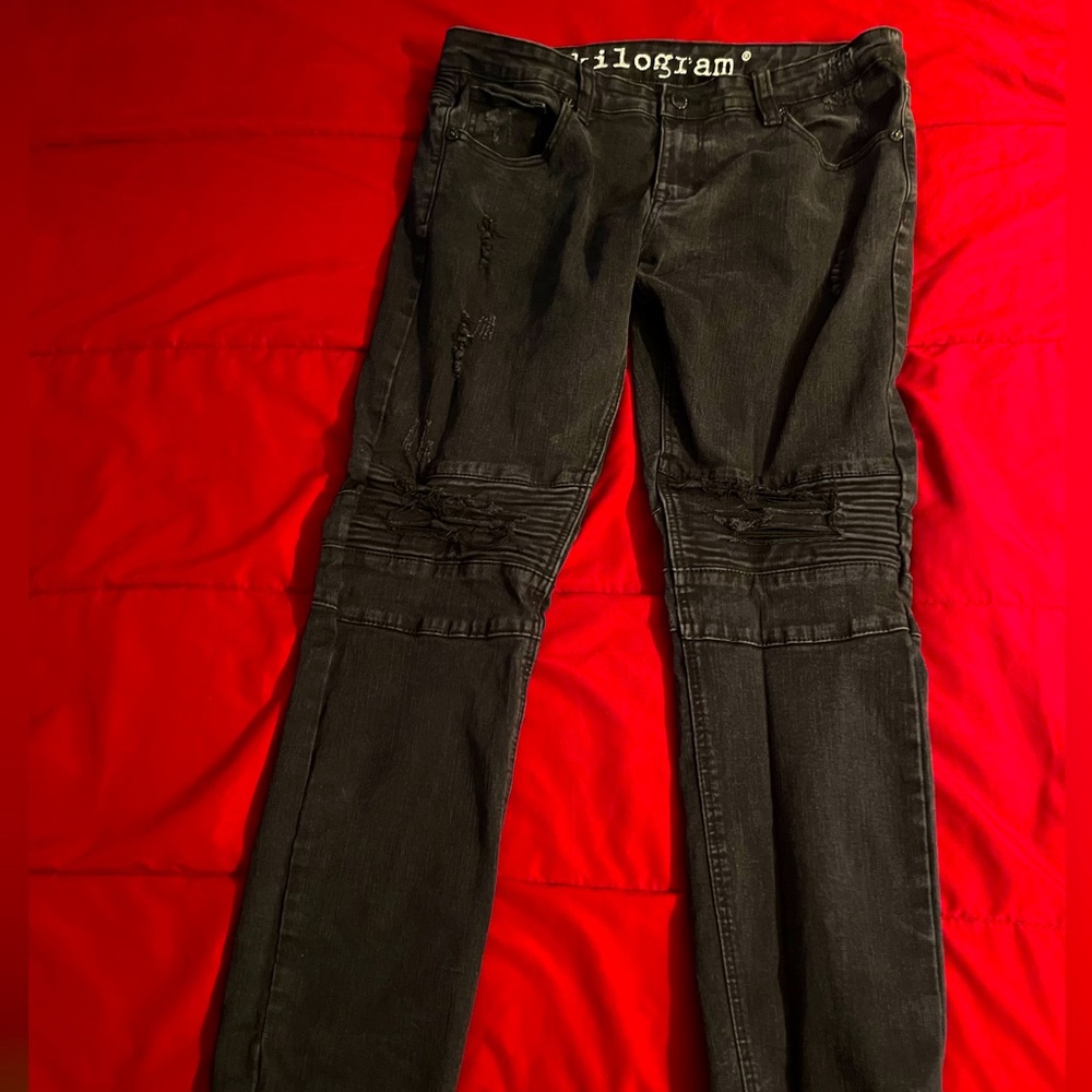 Ripped Black Jeans